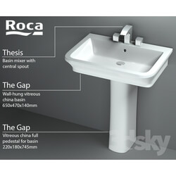 Wash basin - Roca_ The Gap Serie 