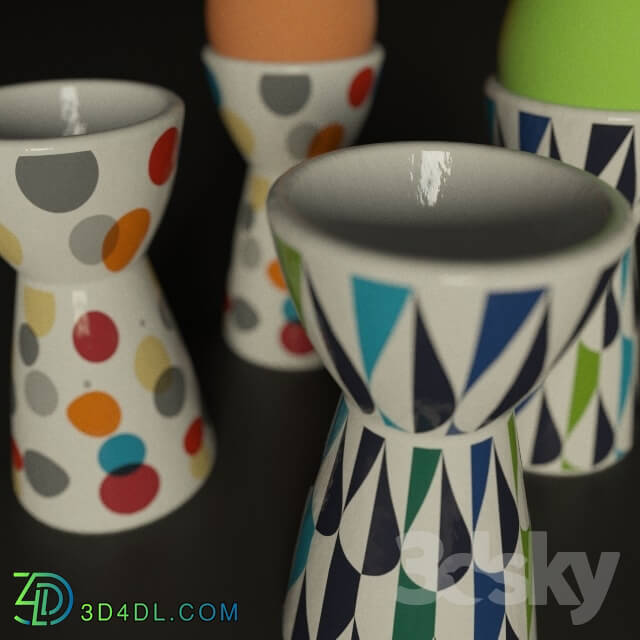 Other kitchen accessories - Sagaform Candy Egg Cup and Drop Egg Cup