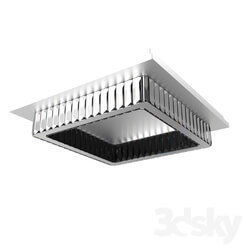 Spot light - 39016 LED ceiling light CORLIANO_ 24W _LED__ 500x500_ steel_ chrome _ crystal 