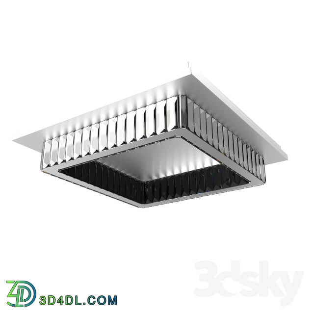 Spot light - 39016 LED ceiling light CORLIANO_ 24W _LED__ 500x500_ steel_ chrome _ crystal