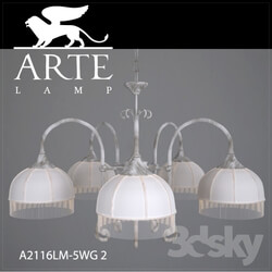 Ceiling light - Chandelier ArteLamp A2116LM-5WG 