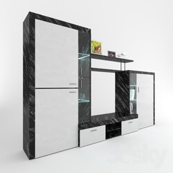 Wardrobe _ Display cabinets - Martin living room wall 