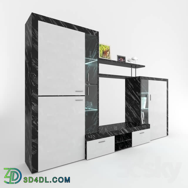 Wardrobe _ Display cabinets - Martin living room wall