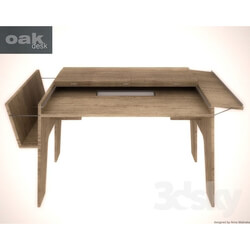 Table - Oak Desk by Anna Malinska 