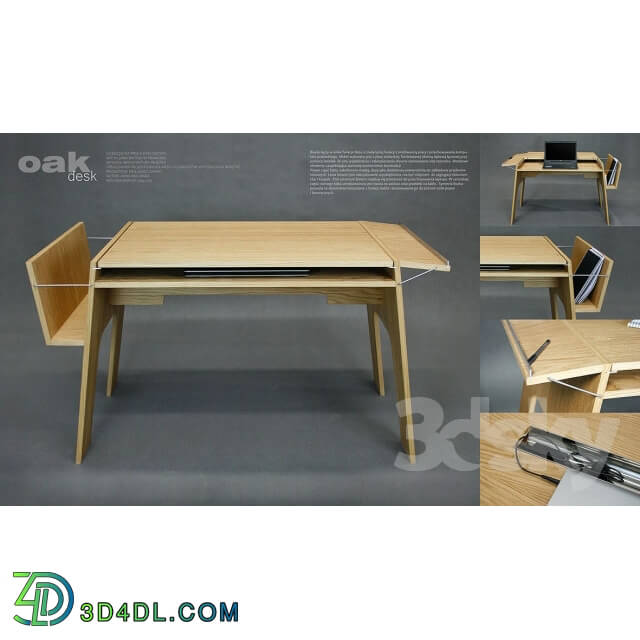 Table - Oak Desk by Anna Malinska