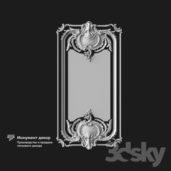 Decorative plaster - OM Architectural mirror ST 22 