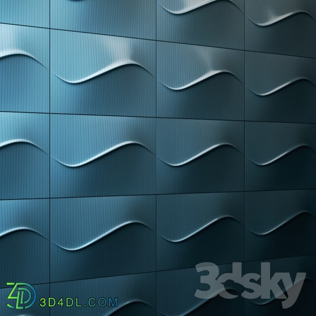 Other decorative objects - Strips shape Wall Panel