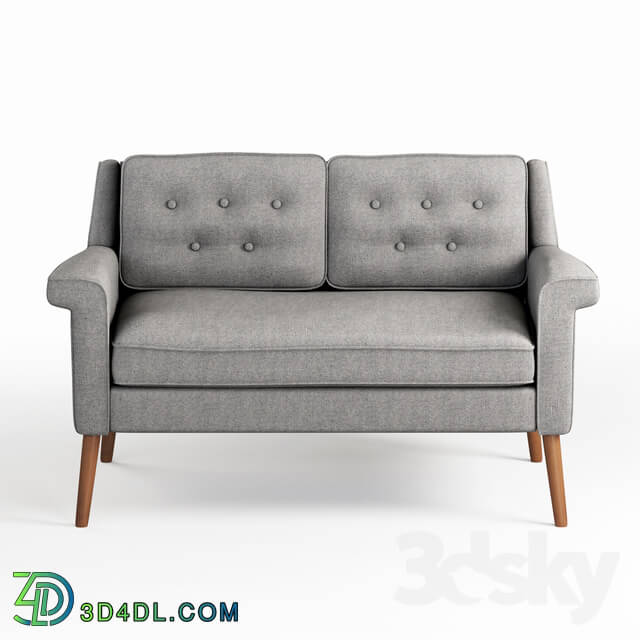 Sofa - INK _ IVY Dana Loveseat in Brown