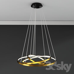 Ceiling light - Unitary Brand Modern Black Acrylic Ring Pendant 