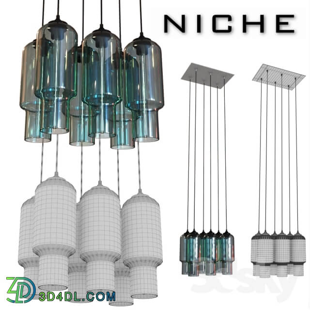 Ceiling light - Niche 6-PACK CANOPY