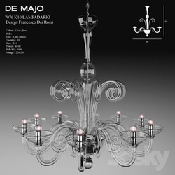 Ceiling light - De Majo 7076_ K10_ chandelier 