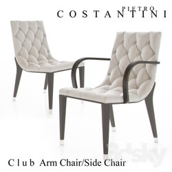 Arm chair - Constantini Pietro Club Armchair and Sidechair 