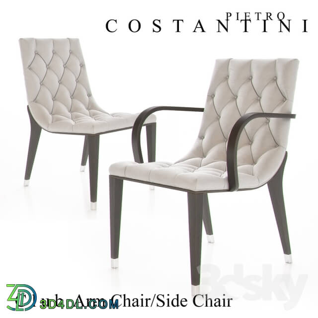 Arm chair - Constantini Pietro Club Armchair and Sidechair