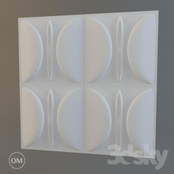 3D panel - _OM_ 3d wall panel _Artpole__ Adel 