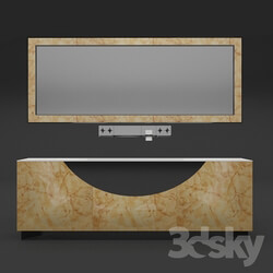 Bathroom furniture - SINK IPE CAVALLI CARACALLA LOW 