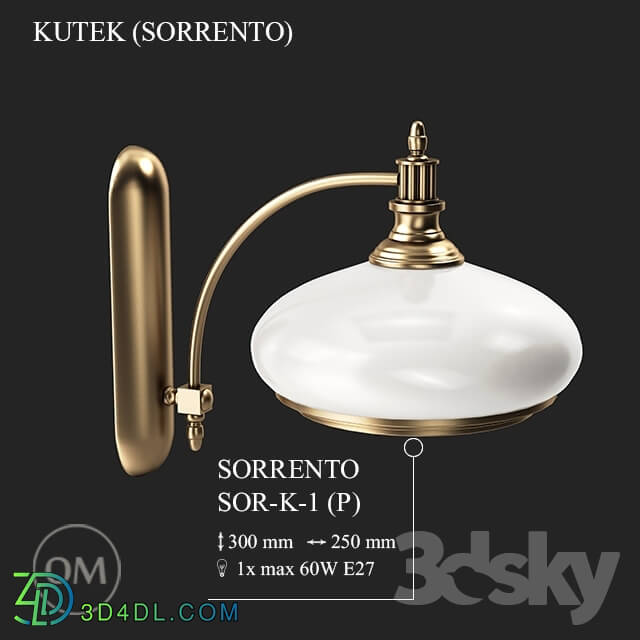 Wall light - KUTEK _SORRENTO_ SOR-K-1- _P_