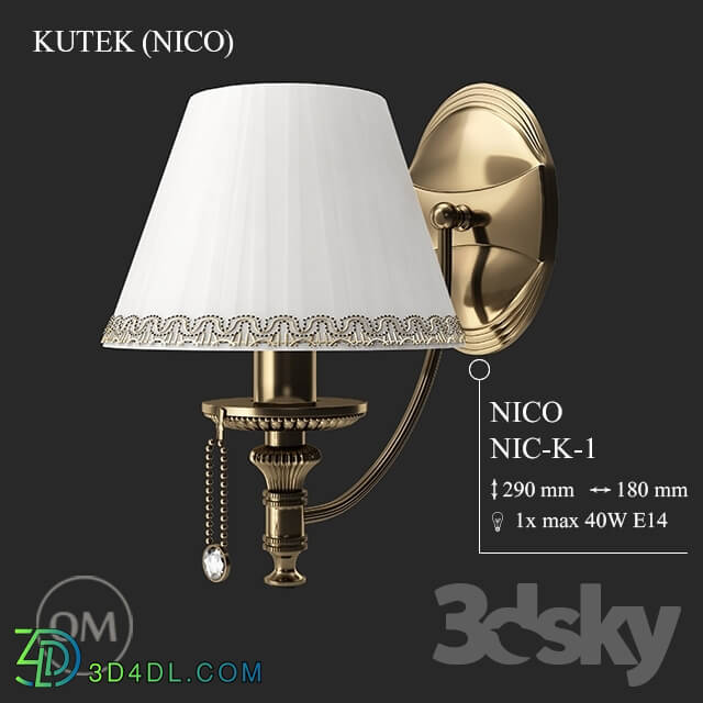 Wall light - KUTEK _NICO_ NIC-K-1