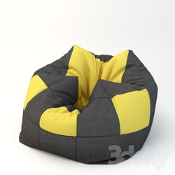 Other soft seating - Pouf yellow square 