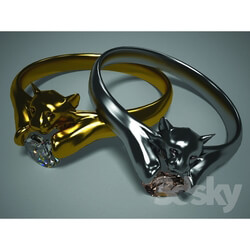 Other decorative objects - Ring Panther 