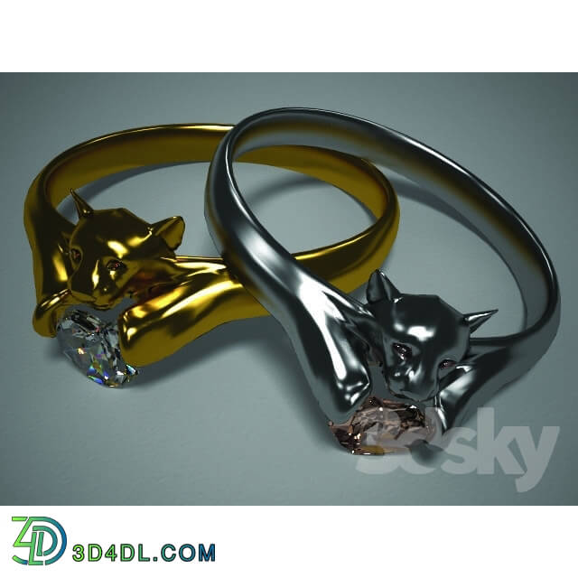 Other decorative objects - Ring Panther