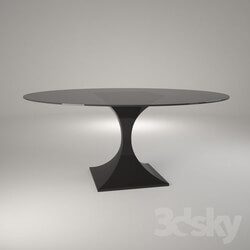 Table _ Chair - CAPRICORN ROUND DINING TABLE 