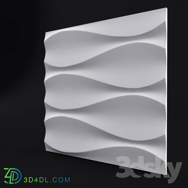 3D panel - Gypsum panel 3d Bacho TAPE