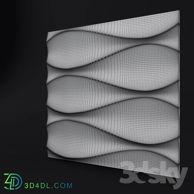 3D panel - Gypsum panel 3d Bacho TAPE