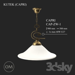 Ceiling light - KUTEK _CAPRI_ CAP-ZW-1 