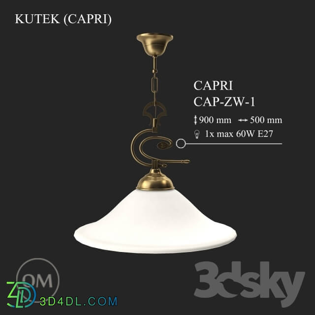 Ceiling light - KUTEK _CAPRI_ CAP-ZW-1