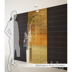 Bathroom accessories - Damasco Pure Golden 150h600 