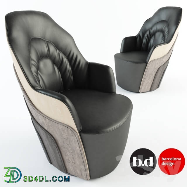 Arm chair - BD Barcelona Design - Couture Armchair 2016