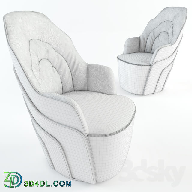 Arm chair - BD Barcelona Design - Couture Armchair 2016