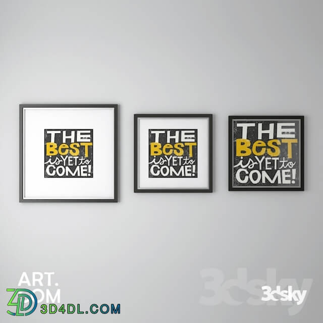 Frame - Art.com-THE BEST IS YET TO COME