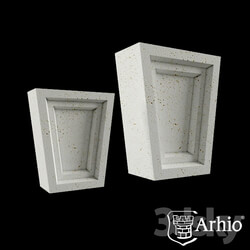 Decorative plaster - OM keystones AZ19-1 and AZ30-4 Arhio_ 