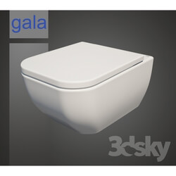 Toilet and Bidet - Gala EMMA SQUARE 27172 