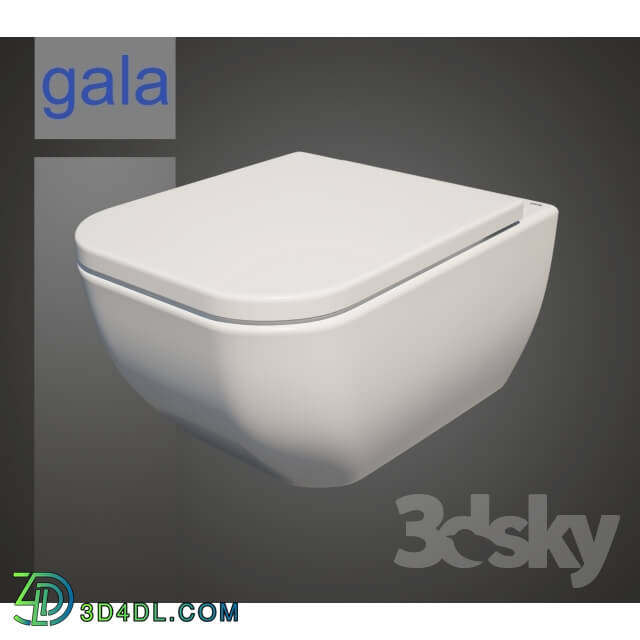 Toilet and Bidet - Gala EMMA SQUARE 27172