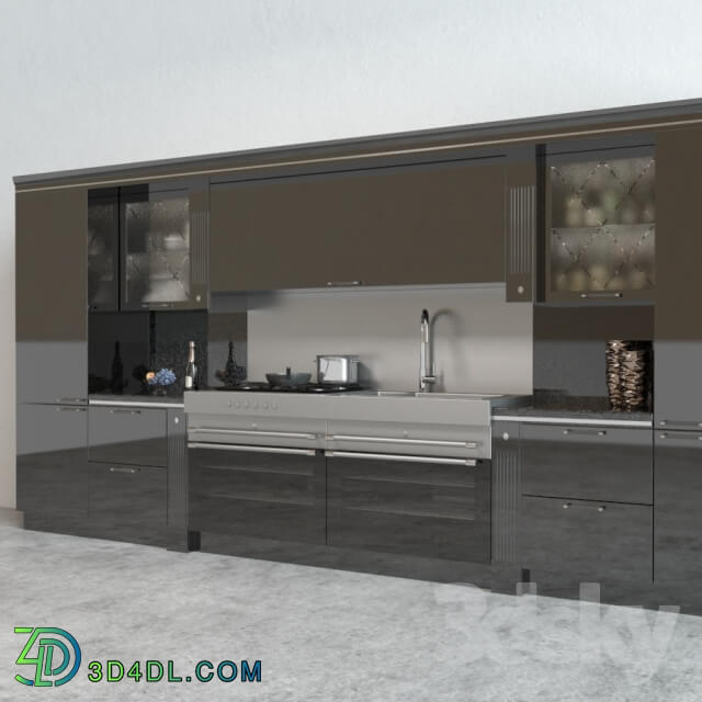 Kitchen - Scavolini Baccarat Kitchen Black