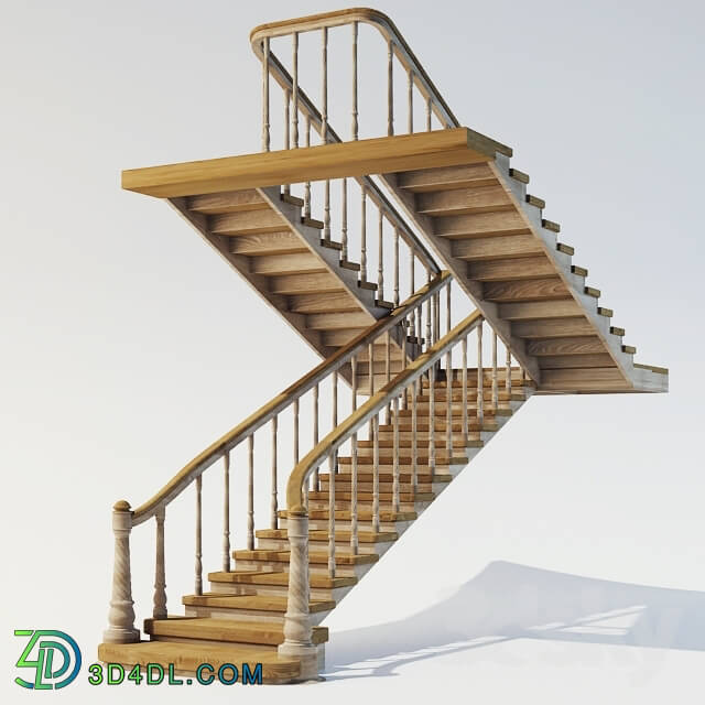 Staircase - wooden staircase