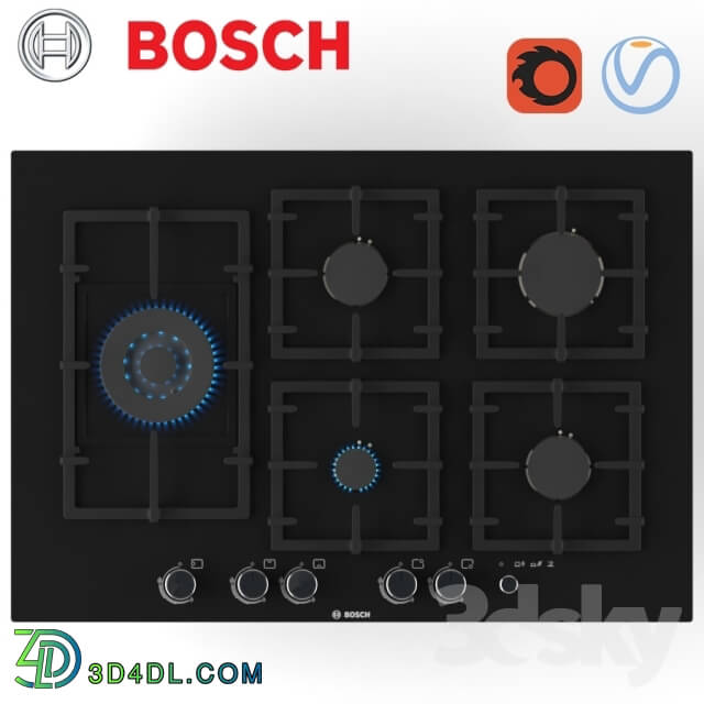 Kitchen appliance - Built-in gas cooktop Bosch PPS816M91E