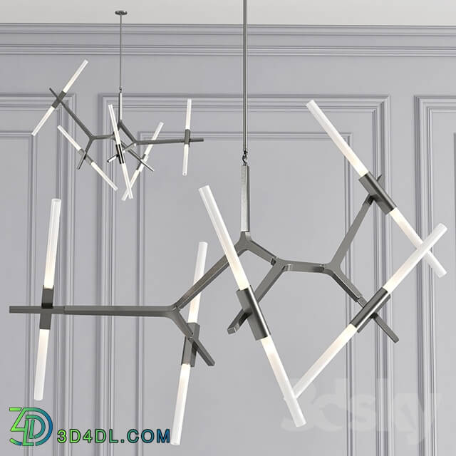 Ceiling light - Chandelier Roll and Hill Agnes Chandelier 10