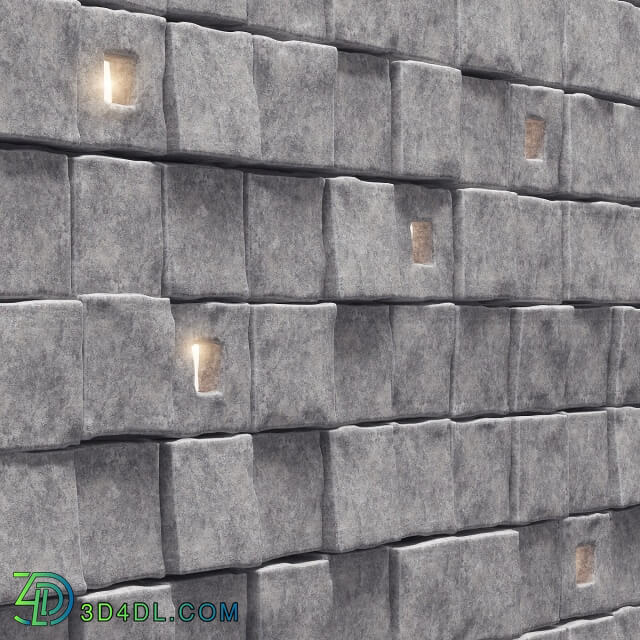 Other decorative objects - Panel stone cube