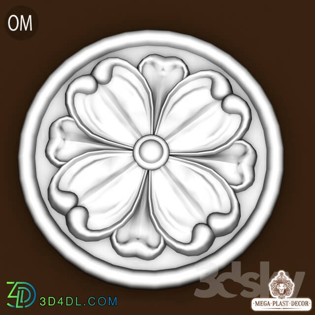 Decorative plaster - Om. Mega plast decor Decorative inserts