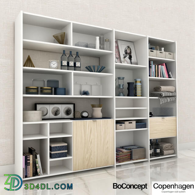 Wardrobe _ Display cabinets - BoConcept_Copenhagen_shelving