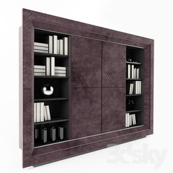 Wardrobe _ Display cabinets - Contemporary Quilted Nubuck Italian TV Cabinet 