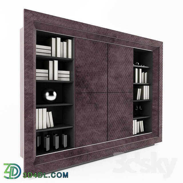 Wardrobe _ Display cabinets - Contemporary Quilted Nubuck Italian TV Cabinet