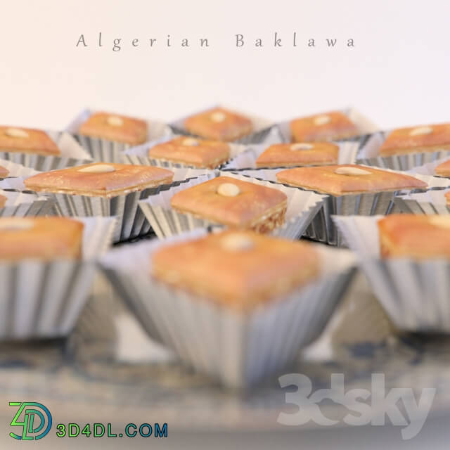 Food and drinks - Algerian Baklawa