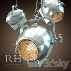 Ceiling light - RH LANGLEY PENDANT COLLECTION _2 size_ 