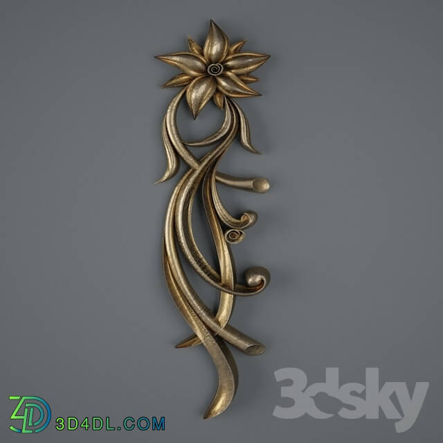 Decorative plaster - ornament model