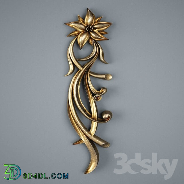 Decorative plaster - ornament model