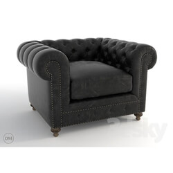 Arm chair - Cigar club leather armchair 7841-3002 ST 